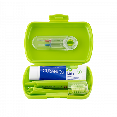 Curaprox Travel Set Kids ZÖLD