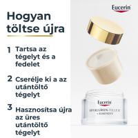 Eucerin Hyaluron-Filler + Elasticity Bőrtömörséget regeneráló éjszakai krém öko-utántöltő