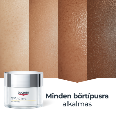Eucerin Q10 Active Ránctalanító nappali arckrém száraz bőrre