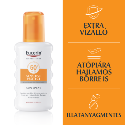 Eucerin Sun Sensitive Protect Napozó spray SPF50+