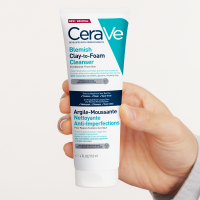 CeraVe pattanások elleni arctisztító krém agyaggal (Blemish Clay-to-Foam Cleanser)