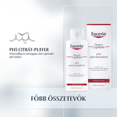 Eucerin DermoCapillaire pH5 Kímélő sampon