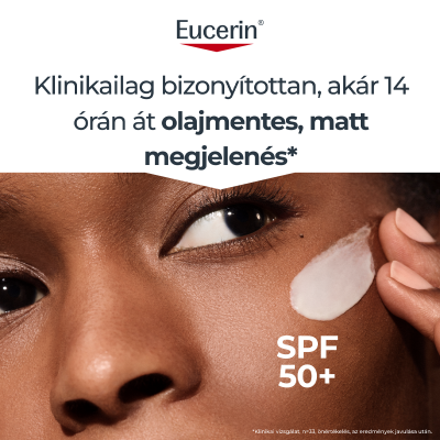 Eucerin Sun Oil Control napozó gél-krém arcra SPF50+