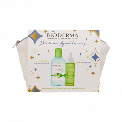 Bioderma Sébium szett fehér neszesszerrel