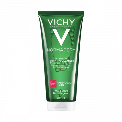 Vichy Normaderm intenzív tisztító gél problémás, aknéra hajlamos bőrre, 200ML kiszerelés