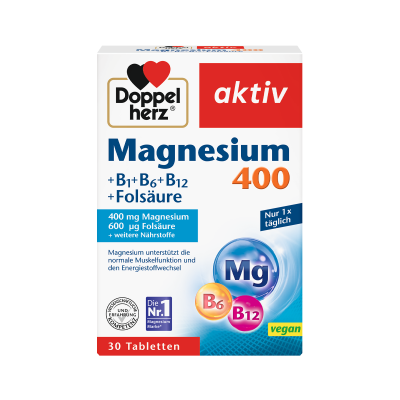 Doppelherz Magnézium 400 tabletta, 30X kiszerelés