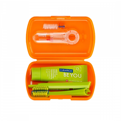 Curaprox Travel Set ORTHO NARANCSSÁRGA - fogszabályozóhoz