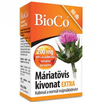 BioCo Máriatövis kivonat extra tabletta