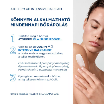 Bioderma Ad atoderm intensive balzsam, 75ML kiszerelés