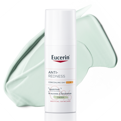 Eucerin Anti-Redness bőrpír elleni színezett nappali arcápoló krém SPF30