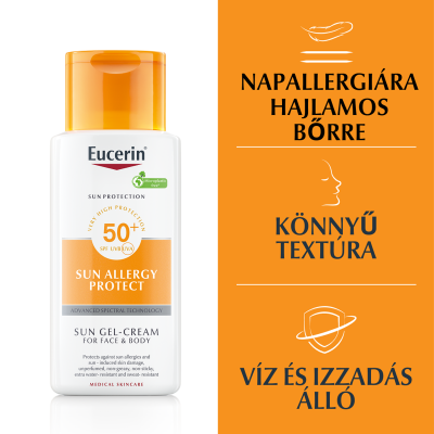 Eucerin Sun Allergy Protect Napallergia elleni krém-gél SPF50+