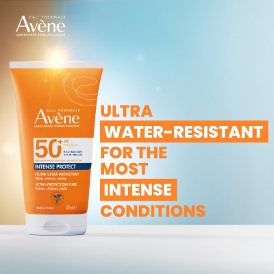 Avéne Suncare Intense Protect napvédő fluid arcra és testre SPF50+