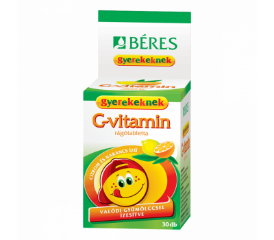 Béres C-vitamin 50mg rágótabletta gyerekeknek