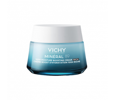 Vichy MINÉRAL 89 100h hidratáló arckrém gazdag állag (RICH)